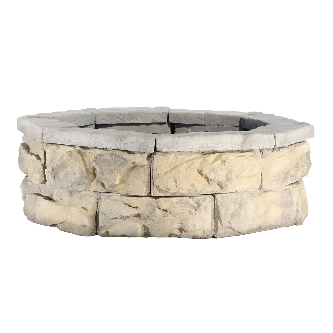 30 In. Fossill Limestone Fire Pit Kit
