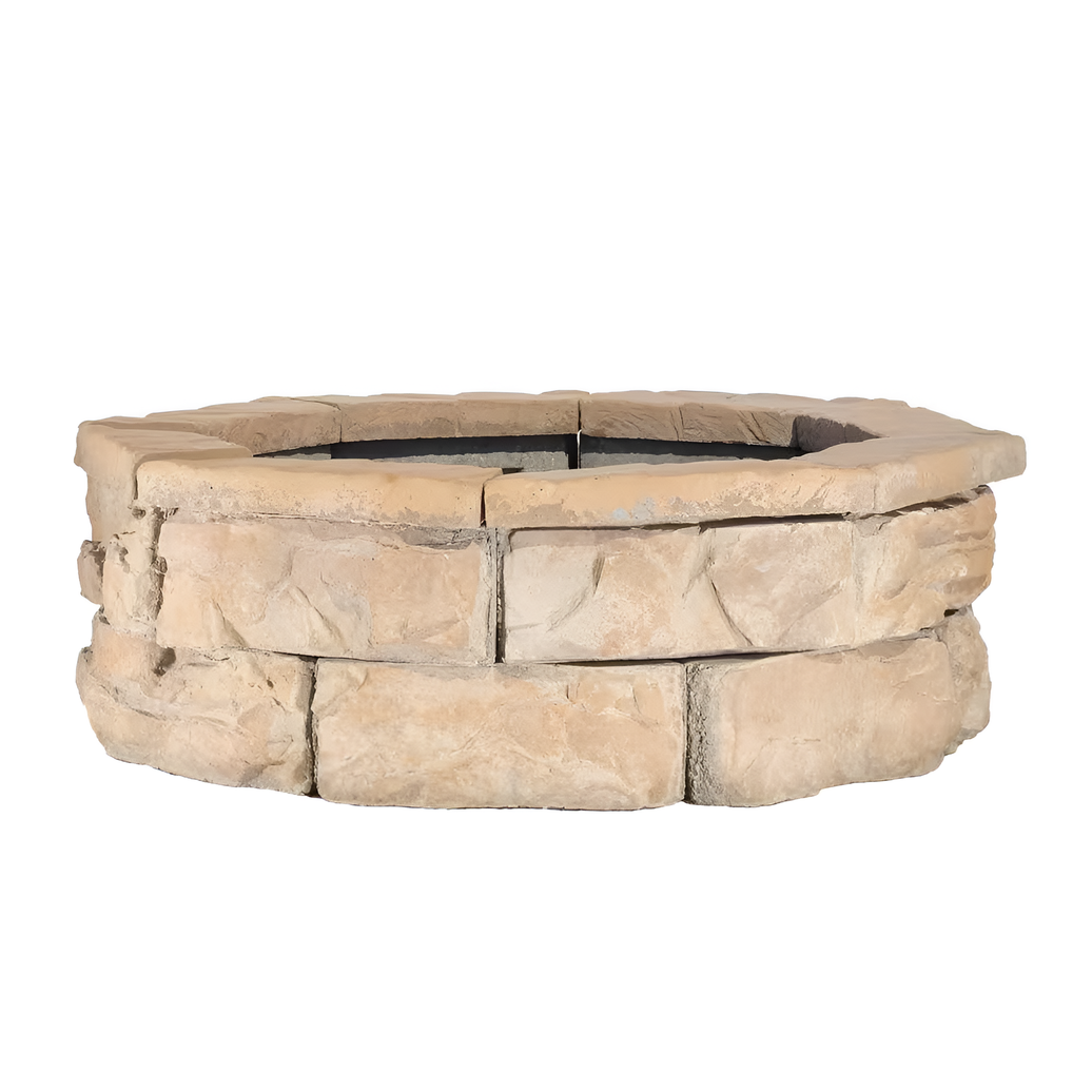 30 In. Fossill Brown Fire Pit Kit