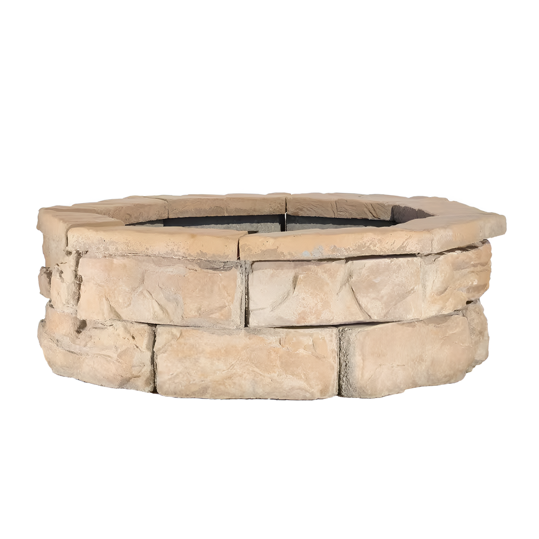 30 In. Fossill Brown Fire Pit Kit